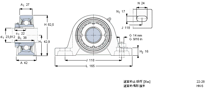 SKF SYJ30KF軸承