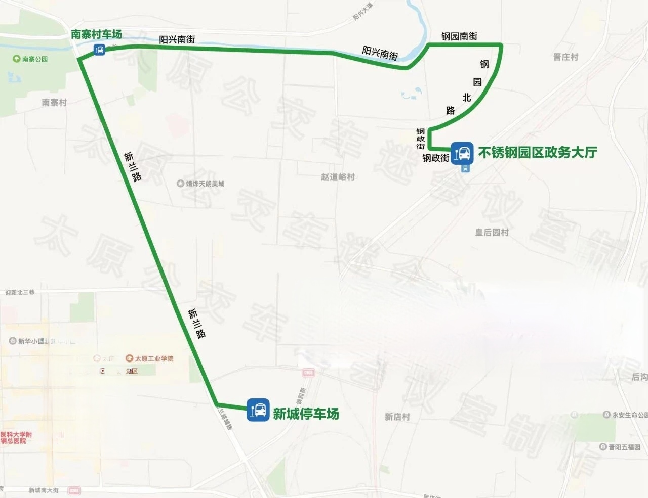 太原公交S14路