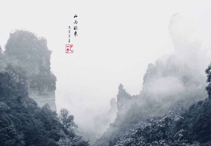 山雨(當代趙麗宏)