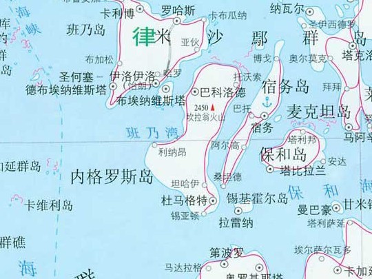 內格羅斯島地理位置