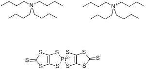 雙（四正丁基銨）合雙（1,3-二硫雜環戊烯-2-硫酮-4,5-二硫醇）鉑(II)