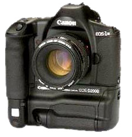 圖1：佳能EOS D2000