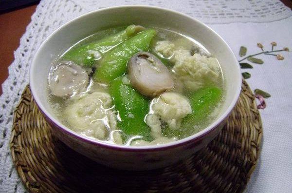 蘆荀蚌肉草菇湯