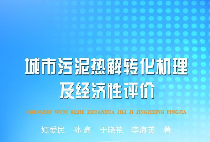 城市污泥熱解轉化機理及經濟性評價