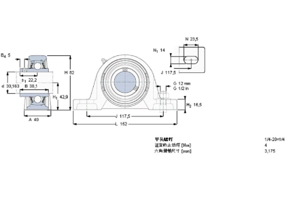 SKF SY1.3/16TF軸承(SKF SY13/16TF軸承)