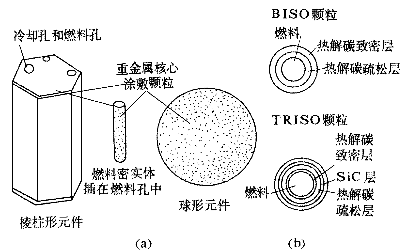 圖1  高溫氣冷堆核燃料