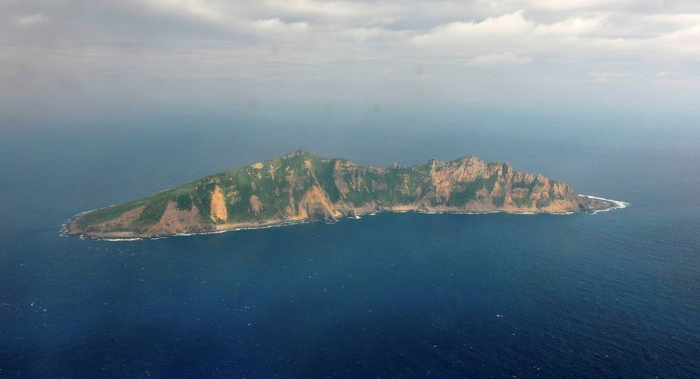 釣魚島俯瞰圖