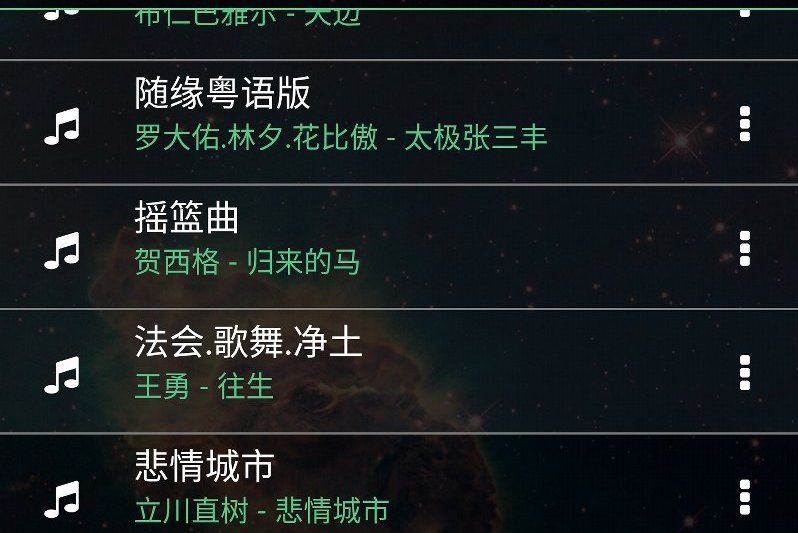 媒體播放器列表