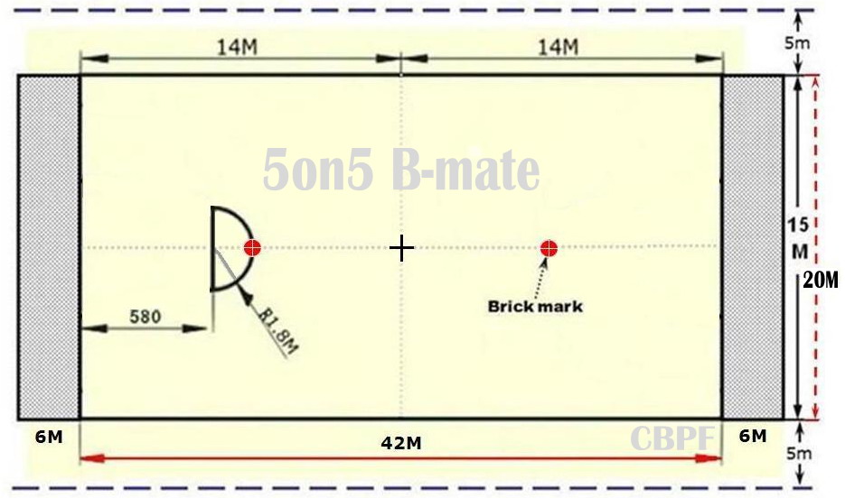 SZ-BPF 5on5B-mate 五人制飛盤爭奪賽場地