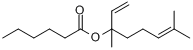 己酸-1,5-二甲基-1-乙烯基-4-己烯酯