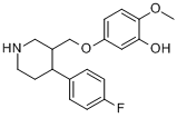 4-（4-氟苯基）-3-（4-甲氧基-3-羥基苯氧基甲基）哌啶