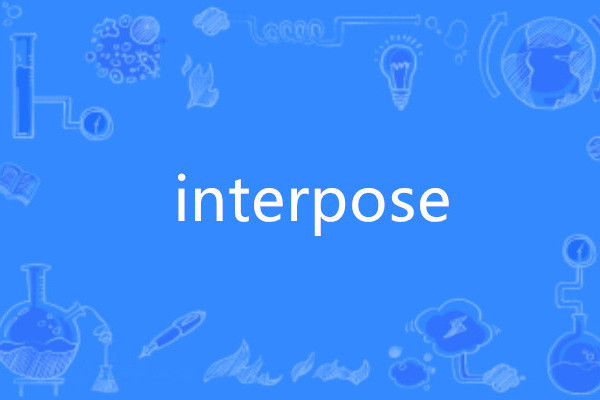 interpose