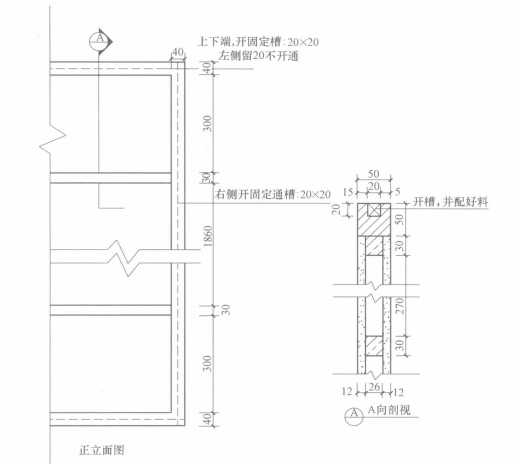 薄木貼面密度板裝飾部件安裝工法