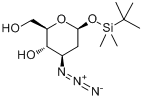 3-疊氮-2,3-二脫氧基-1-O-（叔丁基二甲基甲矽烷基）-β-D-阿拉伯-六吡喃糖