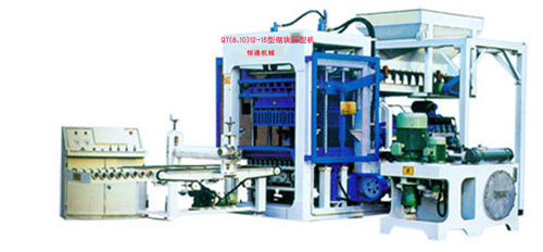 QT(8-10)12-15型混凝土砌塊成型機