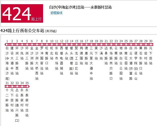 佛山公交424路