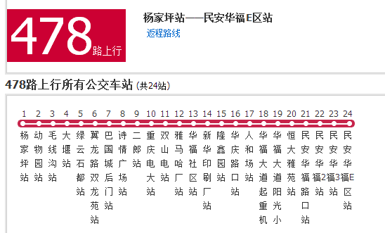 重慶公交478路