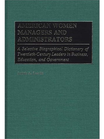 American Women Managers and Administrators