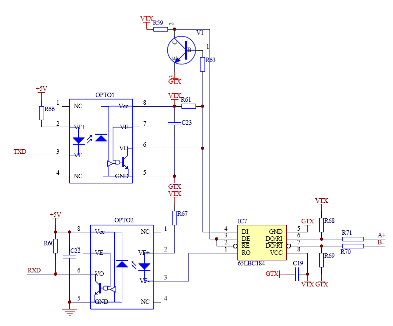 通訊電路原理圖