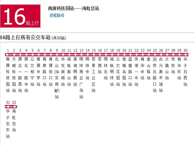 珠海公交16路