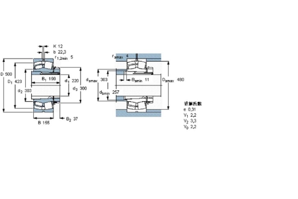 SKF 22348CCK/W33+OH2348H軸承