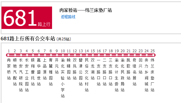 重慶公交681路