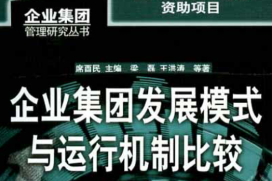 企業集團發展模式與運行制比較