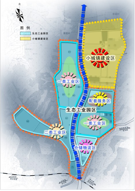 荊河生態工業園區規劃圖