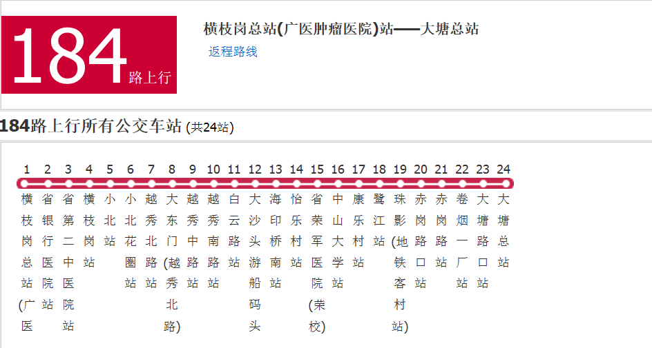 廣州公交184路