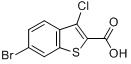 6-溴-3-氯-苯並噻吩-2-酸