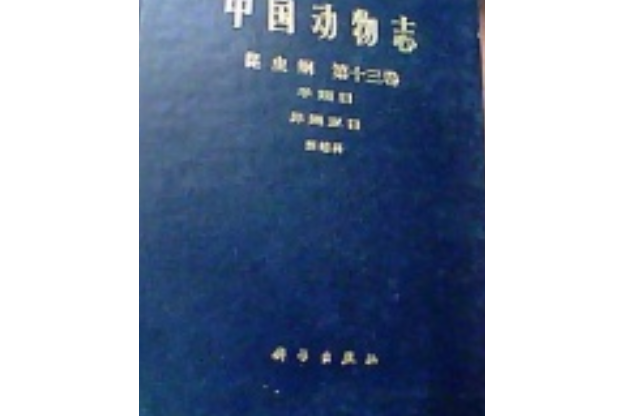 中國動物志昆蟲綱第十三卷