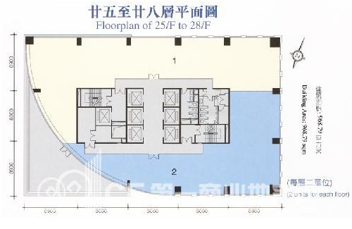 中達廣場房型圖