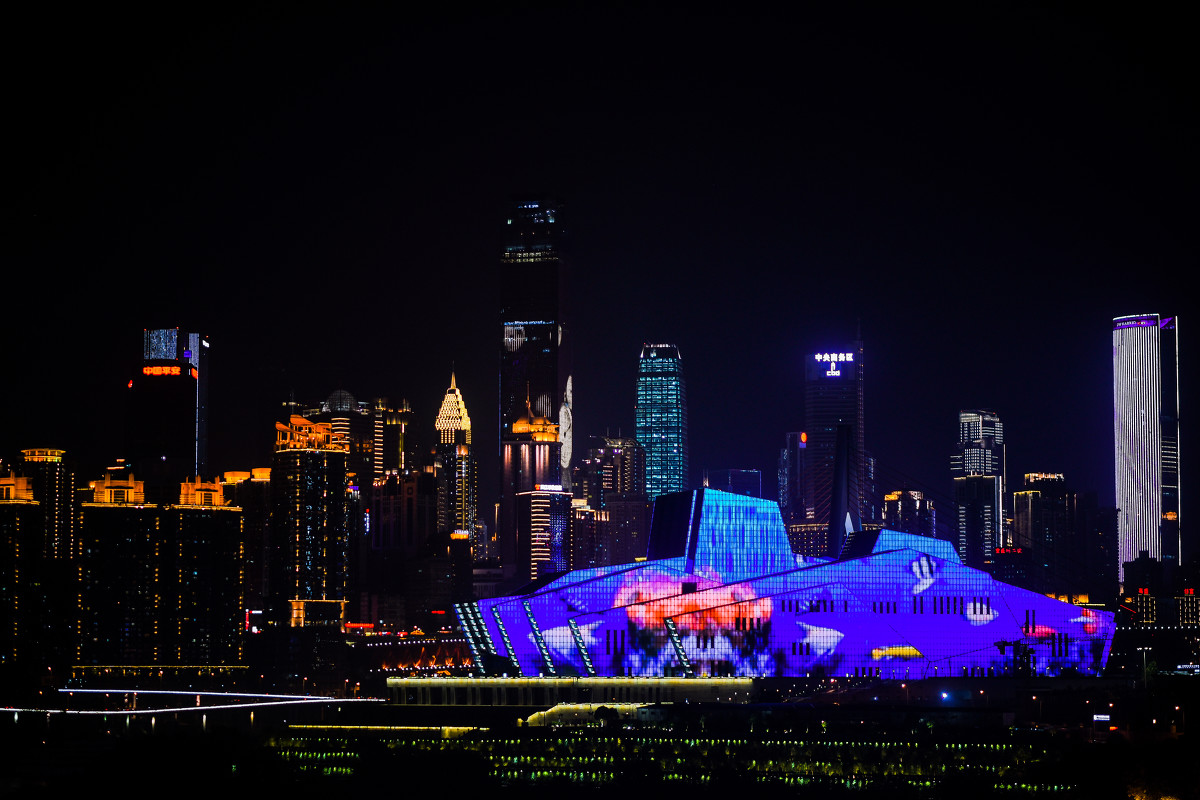 重慶大劇院夜景