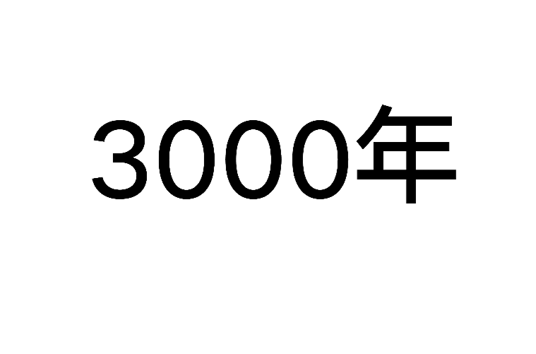 3000年