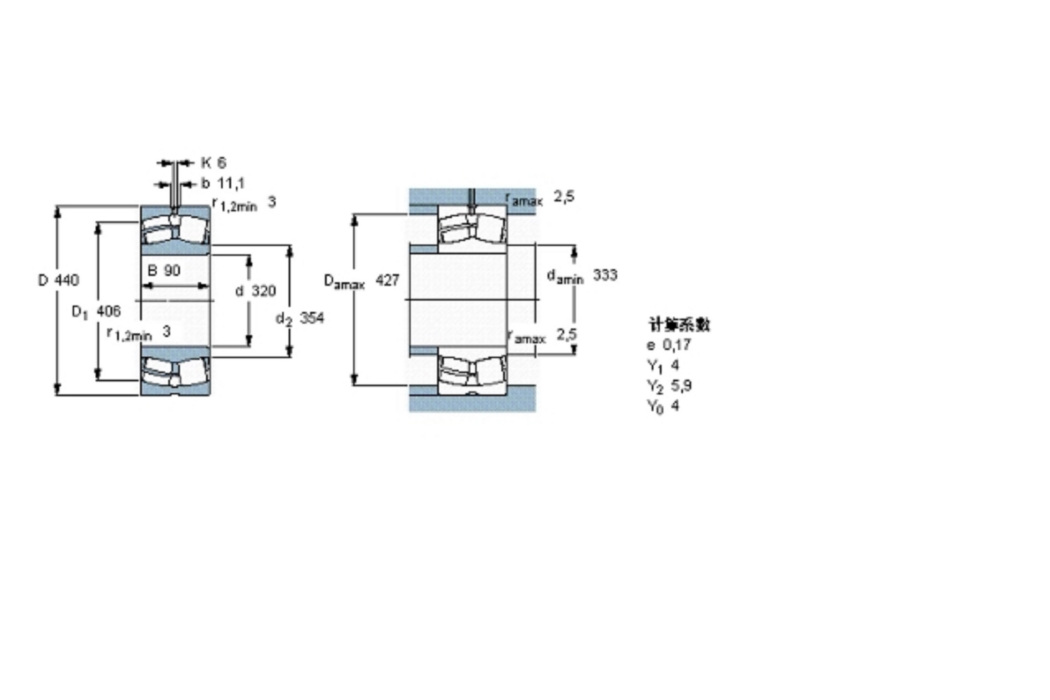 SKF 23964CC/W33軸承