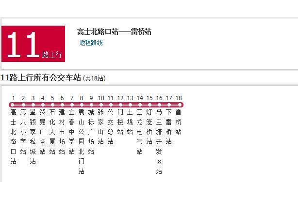 宜春公交11路