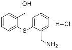 2-[2-（氨基甲基）苯基硫代]苯甲醇鹽酸鹽