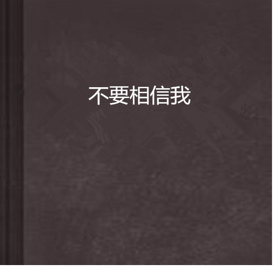 不要相信我(小說)