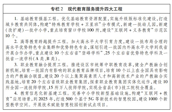 浙江省公共服務“十四五”規劃