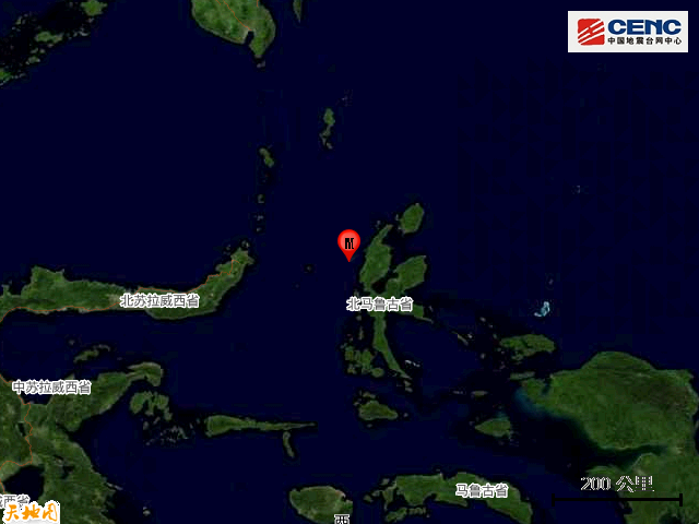 5·5印尼哈馬黑拉島地震