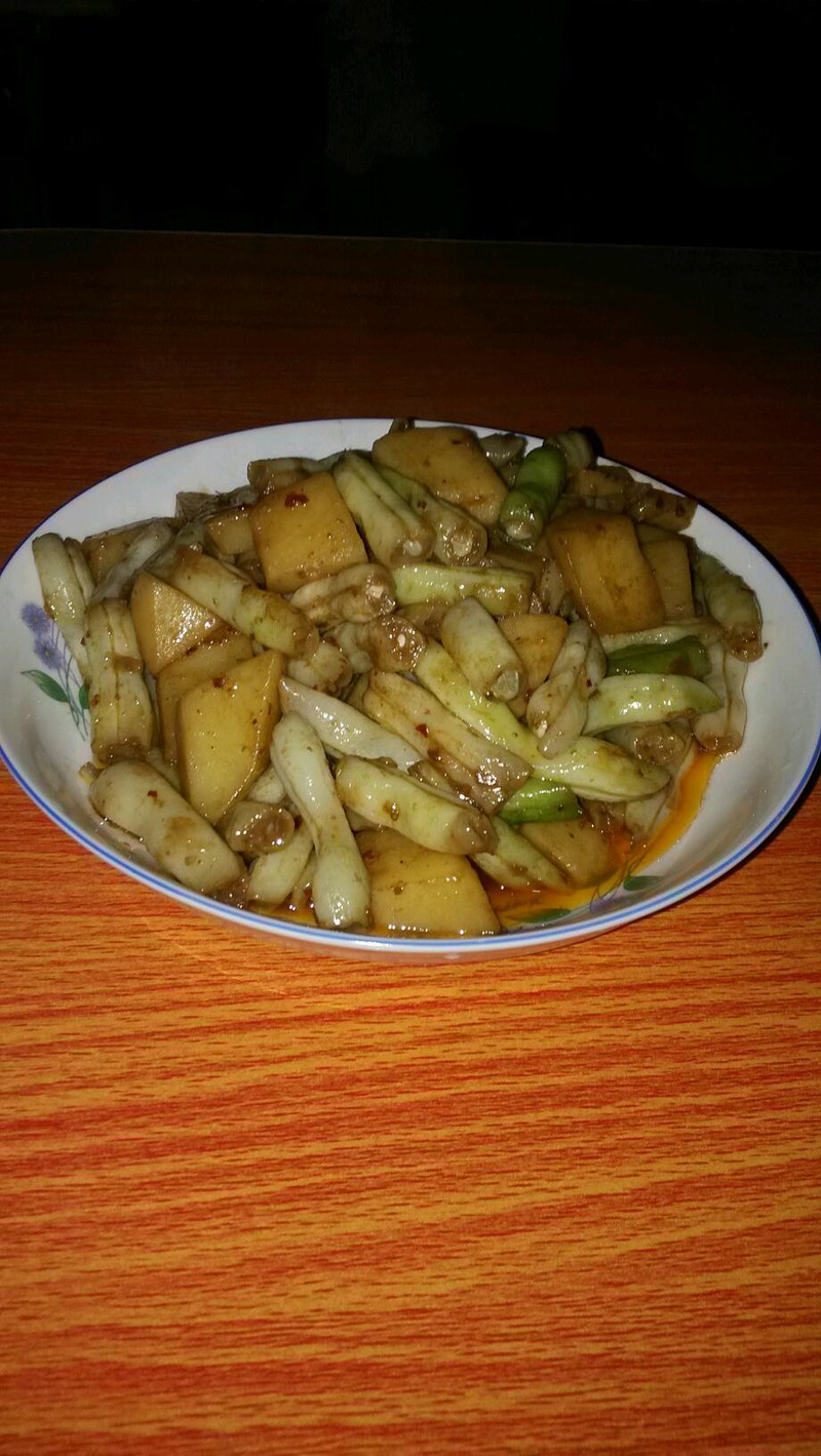 豆角煎土豆