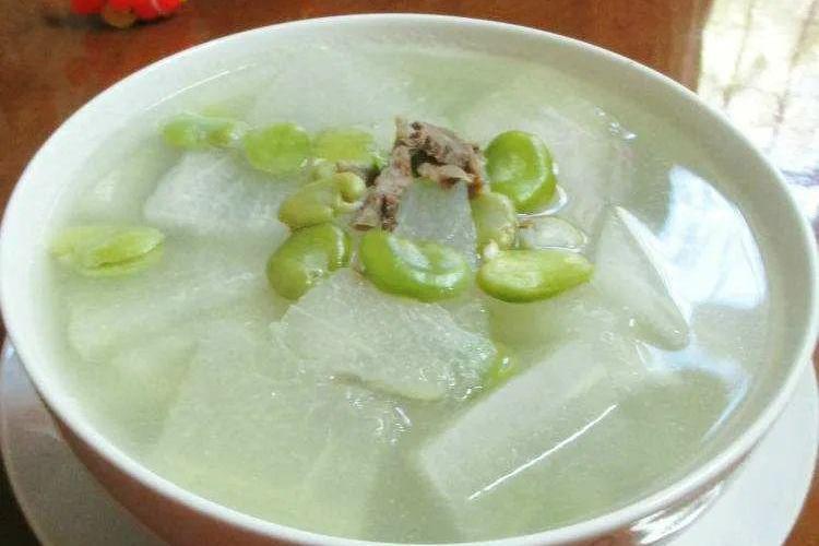 瓜皮蠶豆湯