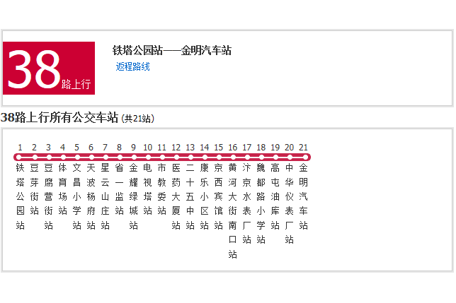 開封公交38路