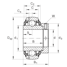 FAG GE25-KRR-B-2C軸承