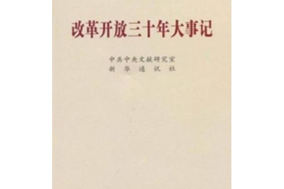 福建改革開放三十年大事記