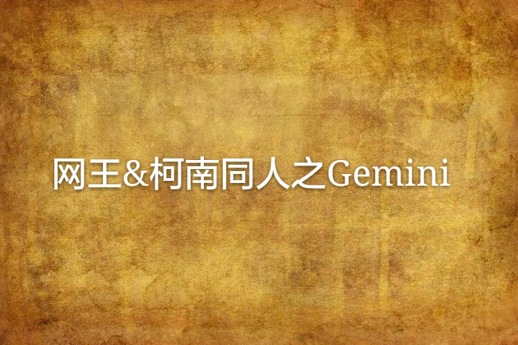 網王&柯南同人之Gemini