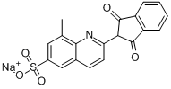 2-（2,3-二氫-1,3-二氧代-1H-茚-2-基）-8-甲基-6-喹啉磺酸鈉鹽