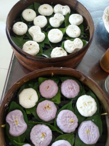 夏天香甜餡桂花餅