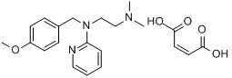 N-[（4-甲氧苯基）甲基]-N-（2-吡啶基）-N\x27,N\x27-二甲基-乙二胺馬來酸鹽