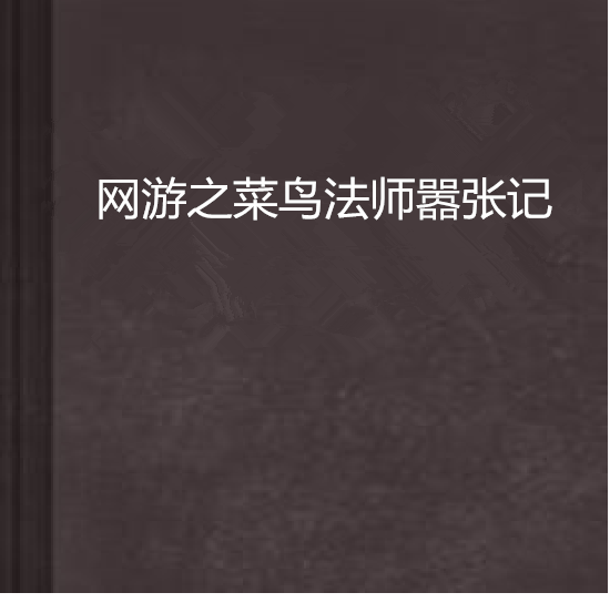 網遊之菜鳥法師囂張記